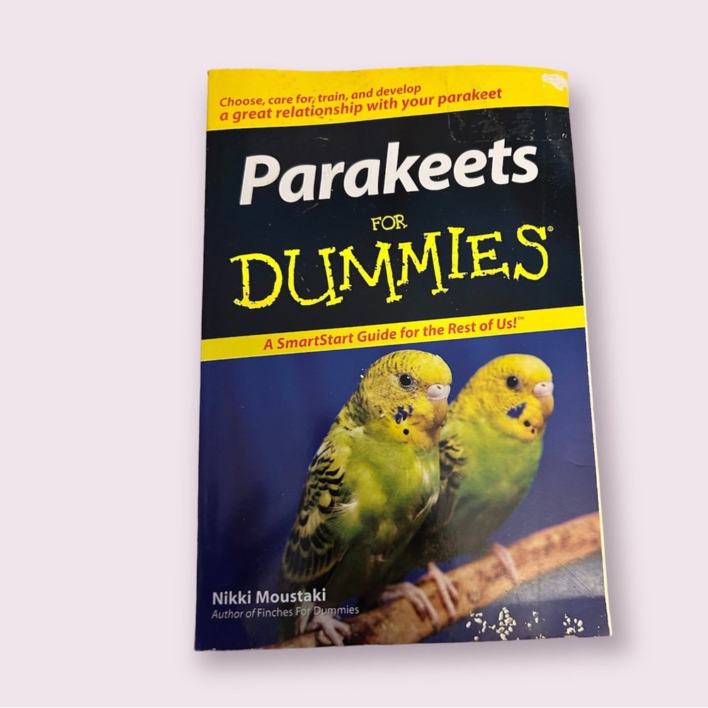 Parakeets for dummies book